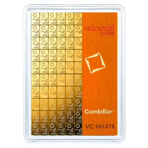 SEE OTHER GOLD 1 GRAM 999.9 FINE GOLD COMBI BAR - VALCAMBI bar SALE 
