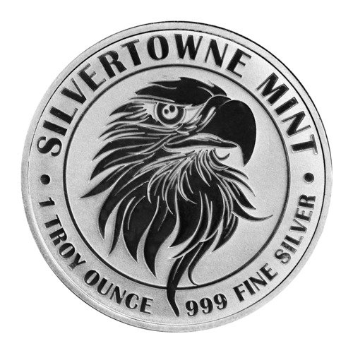 SilverTowne MIGHTY EAGLE rounds .999 fine silver 1 oz 
