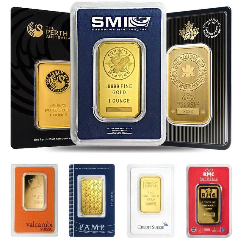 1 oz Gold Bar Rand Refinery (New in Assay)